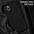 thumbnail image 4 of Entronix Silicone Soft Case Designed for iPhone 11 Pro Shockproof Durable Slim Fit, Black, 4 of 6