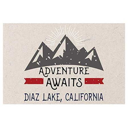 

Diaz Lake California Souvenir 2x3 Inch Fridge Magnet Adventure Awaits Design