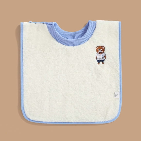 Baberos de microfibra con cierre a presión | Suaves, absorbentes y lavables a máquina para babear, alimentar y bañar | Diseño unisex para bebés y niños pequeños