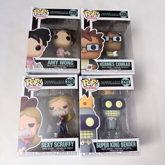 Funko Pop! Animation Futurama Set of 4