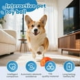 thumbnail image 2 of Interactive Dog Toys Dog Balls, Shaky Ball Toy for Dogs, Rechargeable Automatic Moving Swinging (Orange), 2 of 9