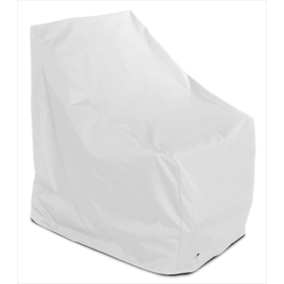 KoverRoos 12750 Weathermax Adirondack Chair Cover, White - 37 W x 40 D x 41 H in.