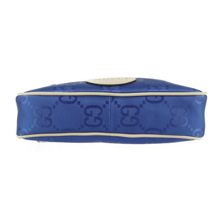 Gucci - Authenticated Belt - Leather Blue for Women, Never Worn