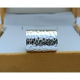 thumbnail image 2 of SS DESIGNS Hammered Silver, Band Ring, Women Jewelry Gift Ring, Wedding Band Ring, Silver Ring. Christmas Gift Ring, Stacking Band Ring, Gift For Her, 2 of 4