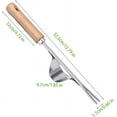 thumbnail image 2 of Laklulu Manual Weeding Tool Stainless Steel Manual Weeder with Wooden Handle Manual Weeder Tool for Weeding Handles Dandelion Puller Garden Lawns MODOU, 2 of 5