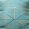 thumbnail image 4 of Fab Habitat Outdoor Premium Recycled Plastic Pillow - Waterproof, Fade Resistant - Modern Geometric - Patio, Porch, Deck, Balcony - Tokyo - Teal - 16.5" x 16.5", 4 of 9
