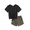 Leopard Print, variant on Arshiner Girls 2 Piece Outfits Summer Clothes Short Sleeve Tops and Paperbag Waist Shorts Set Cute Outfits