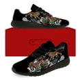 thumbnail image 3 of Uminder Mens Walking Shoes Tiger Sneakers Black Shoes Size 10.5, 3 of 5