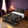 thumbnail image 3 of Homewish Bohemian Butterfly Twin Sheets, Mushroom Flower Bedding, Moon Print Decor, 3-Piece, 1 Flat Sheet, 1 Fitted Sheet and 1 Pillowcase, 3 of 6