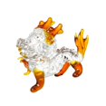 thumbnail image 2 of TISHITA Glass Dragon Figurine Animal Sculpture Art Decorative Collectible Figurines Standing Dragon Statue for Table Home Decor Gifts amber, 2 of 8