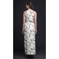 thumbnail image 4 of Bimba Bird Women Printed Crew Neck Side Slits Halter Dress Long Evening Gown-Small, 4 of 6