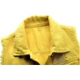 thumbnail image 3 of Womens Crop Denim Vest Jacket Sleeveless Button Down Ripped Casual Waistcoat Jacket, 3 of 5
