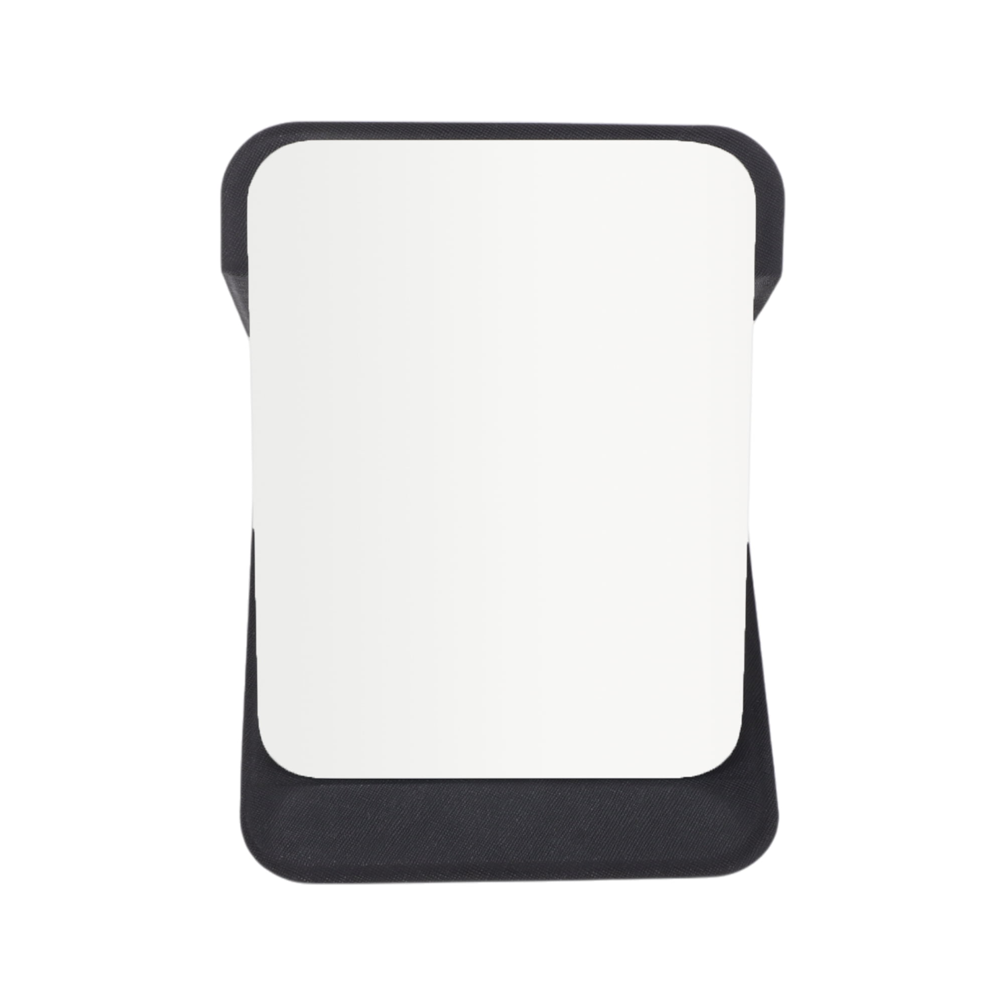 Unique Bargains 1Pc Lightweight Makeup Mirror for Travel Black Compact Design Large