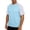 Blue, variant on Mens Casual Slim Fit Tops Raglan Contrast Short Sleeve Baseball Jersey Tshirts White XXL(XXL)