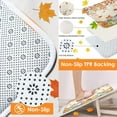 thumbnail image 4 of Fall Shower Curtain Sets with Toilet Lid Cover and Non-Slip Rugs, Vintage Pumpkins Maple Leaves Autumn Thanksgiving 4 Pcs Shower Curtains for Bathroom Decor Accessories, 4 of 8