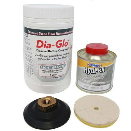 Kit Gunite - Dia-Glo Light Granite Complete Repolishing and Sealing Kit