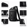 thumbnail image 3 of Bolso  Impermeable Para Hombre con Salida Usb Negro, 3 of 3