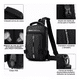 thumbnail image 3 of Bolso  Impermeable Para Hombre con Salida Usb Negro, 3 of 3