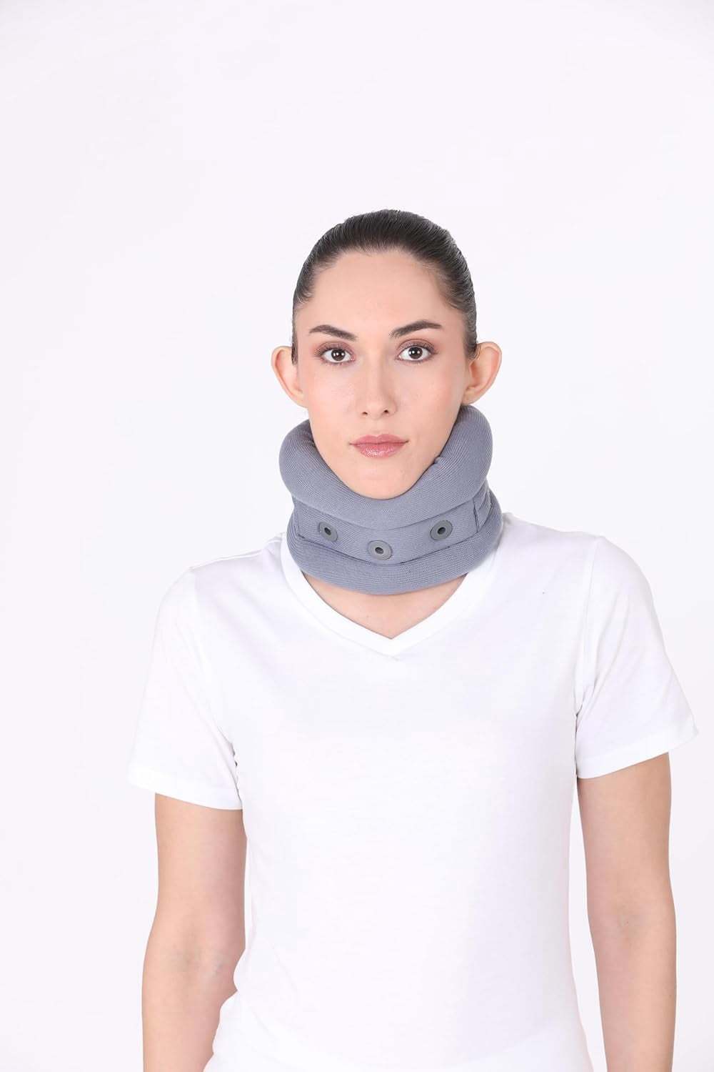 Craft's Care Cervical Collar Soft - Adjustable Neck Brace, Pain Relief, Neck Injury, Large 21 inch