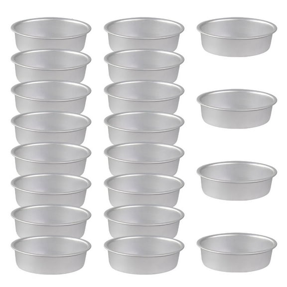 Set of 20 Durable Kitchen Bakewares Oval Aluminum Pans for Bread Cake Baking