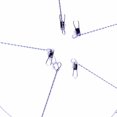 thumbnail image 5 of Sonducket 10 Uds. De aparejos de pesca de acero inoxidable, líder de alambre, línea de cuerda giratoria, ganchos de cuerda, soporte de Pescar plata 5 #, 5 of 5