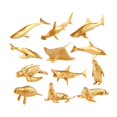 thumbnail image 3 of Modelo de animal en miniatura perfecl Juguetes educativos para niños 12 piezas, 3 of 8
