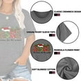thumbnail image 4 of Anbech Merry Christmas Plus Size Shirts for Women Oversized T-Shirt Graphic Chrsitmas Tees Short Sleeve, 4 of 10
