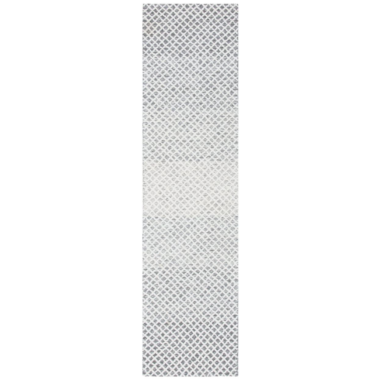 SAFAVIEH Micro-Loop Arnold Diamond Area Rug, Grey/Ivory, 8' x 10'