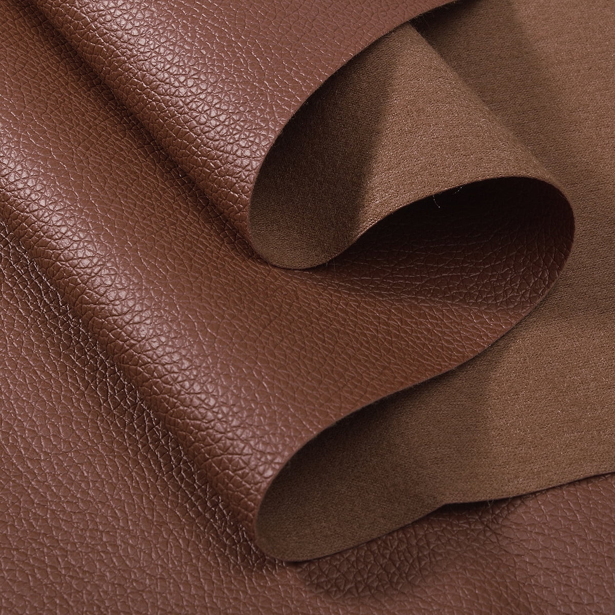 Small Lychee Pattern PU Leather Faux Leather Fabric Sewing Artificial Leather Upholstery Car Interior 54 Wide Sold by The Yard Black