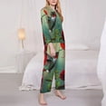 thumbnail image 3 of Sigee Hummingbird Floral Paradise for Women’s Pajama Sets Long-Sleeved Pjs Sets for Women 2 piece Sleepwear-XX-Large, 3 of 7
