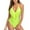 Yellow, variant on Scyoekwg Womens Swimsuits One Piece Swimsuit Bathing Suit Swimsuit Summer Solid Color Beachwear Monokini Black L