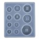 thumbnail image 1 of Molde de Silicona para Manualidades BotóN de Resina Molde de Resina Hecho una Mano con Agujero BotóN Colgante Colgante de Epoxi de Arcilla para Suministros de Llavero, 1 of 5