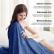 thumbnail image 5 of Cooling Comforter Queen, Cold Touch Fabric Absorbs Body Heat, Double-Sided Cool Design Soft Fluffy Cooling Blanket for Night Sweats Hot Sleeper (Blue, Queen(90"x90")), 5 of 5