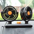thumbnail image 1 of RUNROTOO Car Fan Dual Head Cooling Fan For Dashboard For And Trucks Stylish Design For Enhanced Airflow And Comfort, 1 of 8