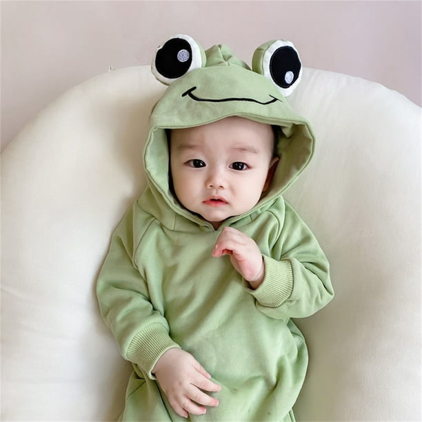 XYIJANI Combinaison Bébé Mignon Animal 3D Grenouille Pyjama