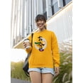 thumbnail image 2 of Japanese Obon Summer Holiday Sweatshirt Women -Image by Shutterstock, Female Medium, 2 of 4