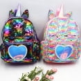 thumbnail image 4 of FUTUREORYY Sac à Dos Licorne à Paillettes pour la Rentrée Scolaire, Voyage et Rangement, Grande Capacité, Couleurs Assorties, 4 of 5