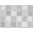 thumbnail image 1 of Ahgly Company Indoor Rectangle Checkered Gray Modern Area Rugs, 8' x 10', 1 of 1