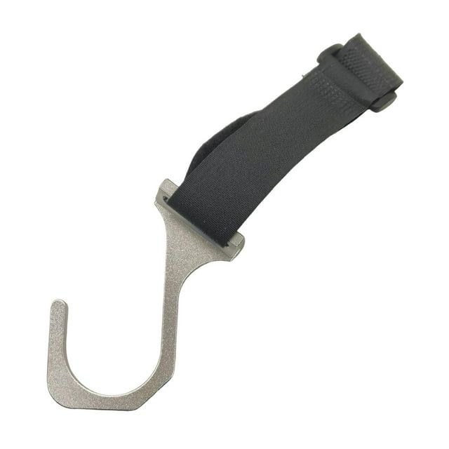 Gancho para volante, gancho de aleación de aluminio para colgar, accesorio colgante para automóvil argén