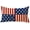 Usa Star, variant on 4th of July Patriotic Lumbar Decorative Rectangle Pillow Cover 12 x 20, America USA Stars Stripes Porch Patio Outdoor Pillowcase, American Independence Day Sofa Couch Cushion Case Home Decor