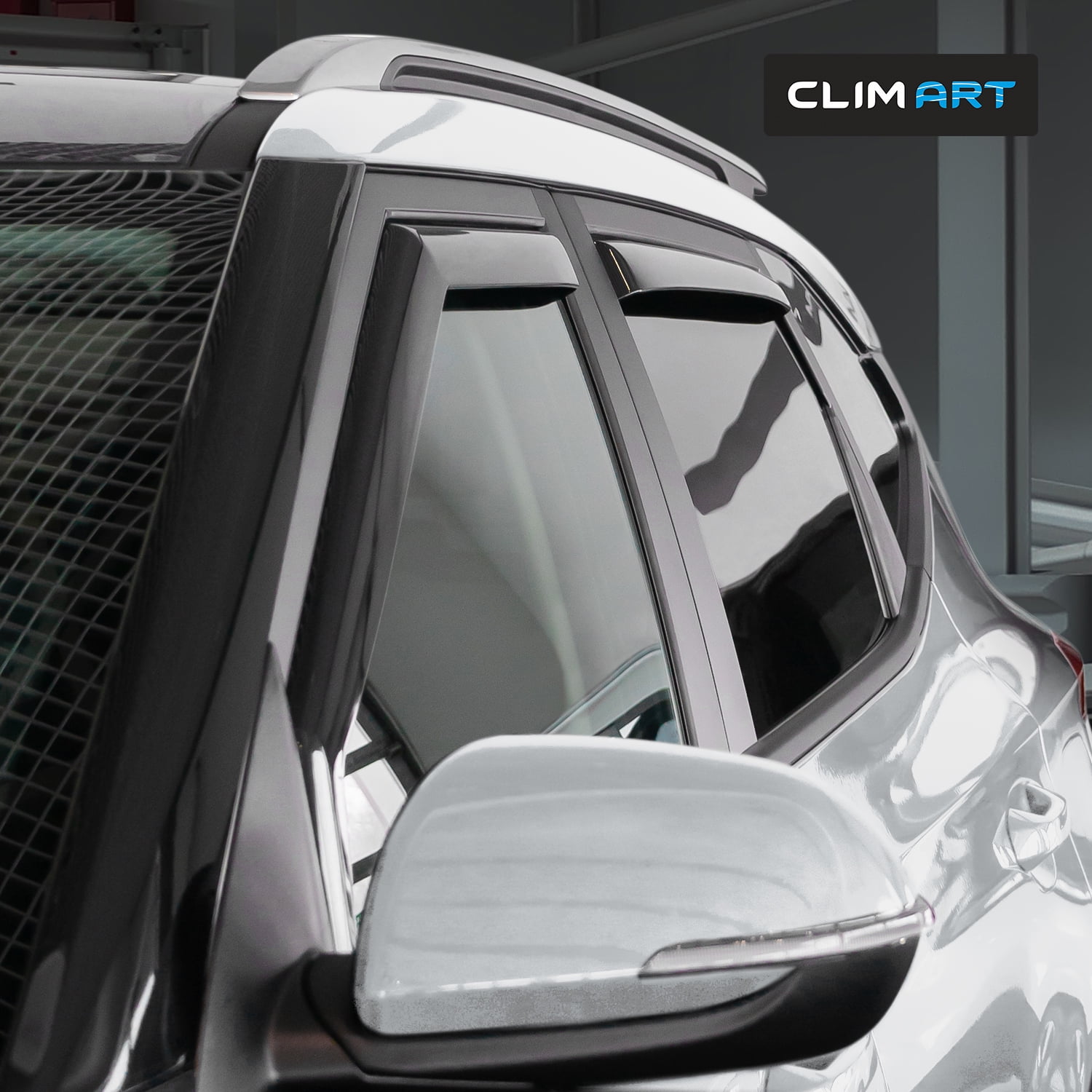 CLIM ART In-Channel Incredibly Durable Rain Guards for Kia Seltos 2021-2026, Original Window Deflectors, Vent Window Visors, Vent Deflector, 4 pcs. - 621313