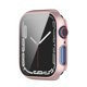 thumbnail image 5 of Sywqhk Estuche protector de reloj PC + vidrio templado para Apple Watch 7 45 mm (oro rosa), 5 of 8