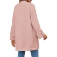 thumbnail image 5 of Open Front Women Long Sleeved Oversized Knit Slouchy Casual Loose Cardigan Coat, 5 of 5