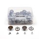 thumbnail image 5 of Botón de metal para jeans Botones de presión de tachuela de 17 mm Kit de reemplazo Botón duradero sin costura 4 Piezas Inevent HA5319-00B, 5 of 6