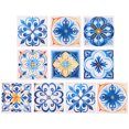 thumbnail image 1 of Uxcell 20Pcs Azulejos de Backsplash Autoadhesivos, 6" x 6" Pegatinas de Azulejos Impermeables para Paredes de Cocina, Baño y Dormitorio, Azul, 1 of 6