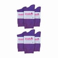 thumbnail image 2 of Chaussettes pour Femmes en Coton Uni Riche / 12 Paires / Sock Snob / Chaussettes Fines Colorées Mi-Mollet, 2 of 2