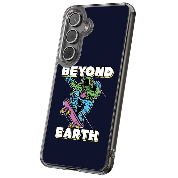 For Samsung Galaxy S24, Hybrid Clear, Beyond Earth Print, USA