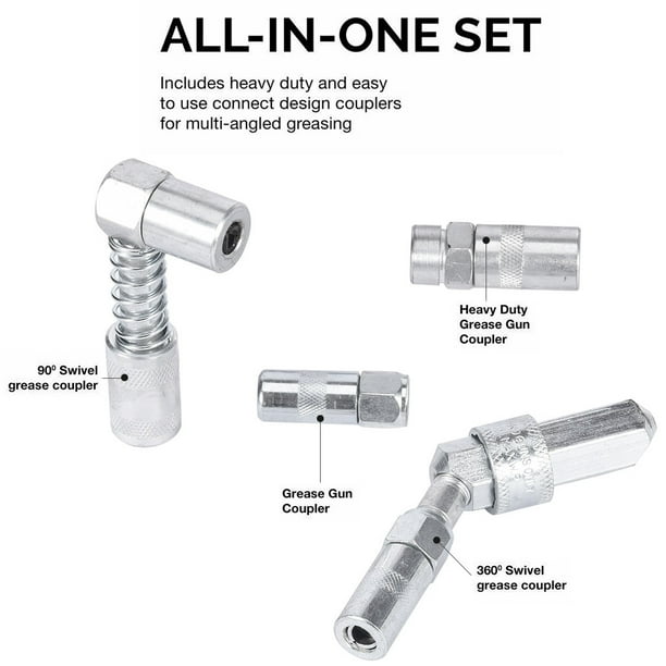 PhoneSoap Grease G un Lubrication Aid Kit Zerk Fittings Lube
