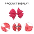 thumbnail image 3 of Dsseng 40Pcs 20 Colors 4" Hair Bows Clips Solid Color Grosgrain Ribbon Pinwheel Hair Bows Alligator Clips Hair Accessories for Baby Girls Infants Toddlers Kids Teens Little Girls In Pairs, 3 of 6