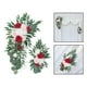 thumbnail image 1 of Arreglo Floral decorativo artificial Yotijar Guirnalda de flores roja, 1 of 10